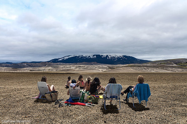 Walking around Iceland